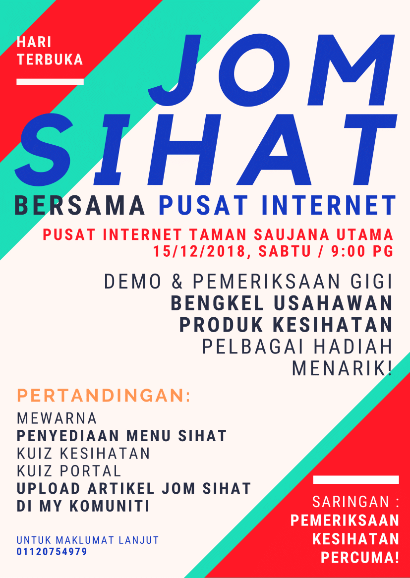 Poster Jom Sihat 151218