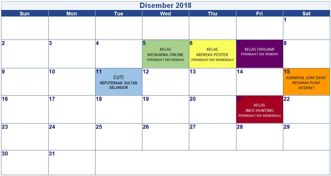 jadual-kelas-dis-2018